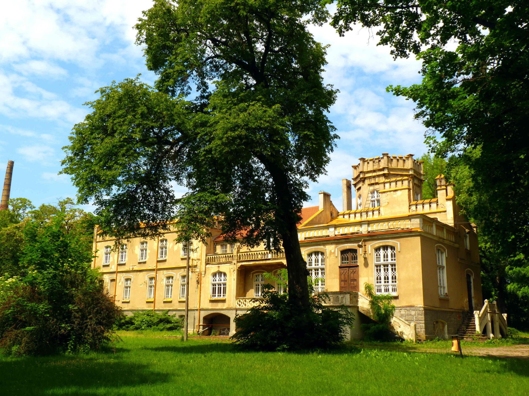 KOTOWO PAŁAC, PARK I SCHODY, woj. Wielkopolskie